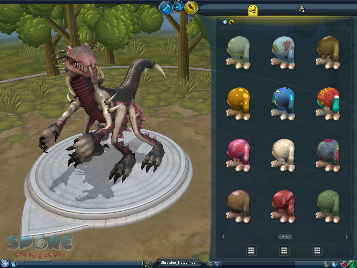 SPORE Creepy Cute Parts Pack