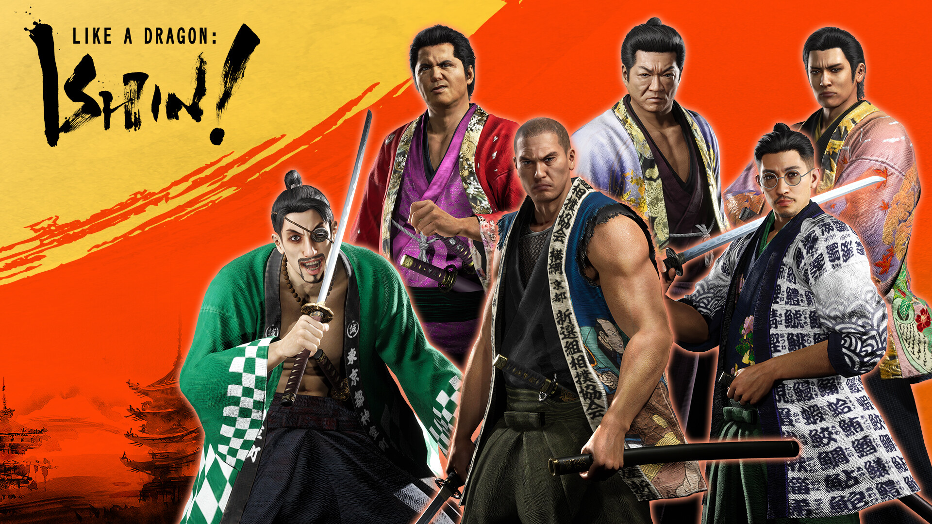 Like a Dragon: Ishin - Shinsengumi Captains Set