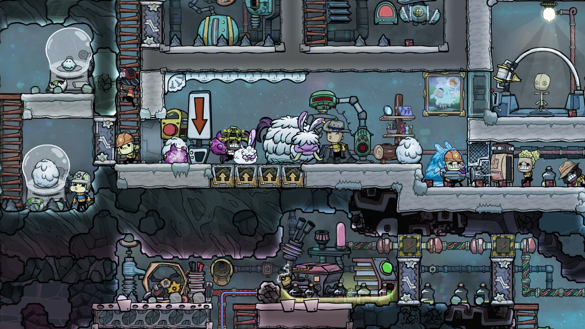 Oxygen Not Included: The Frosty Planet Pack