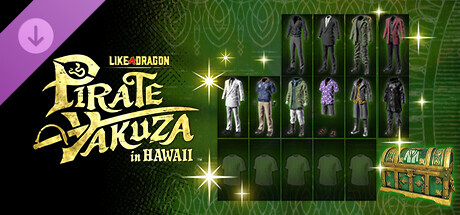 Like a Dragon: Pirate Yakuza in Hawaii  набор культовых костюмов легендарных персонажей