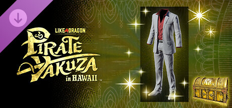 Like a Dragon: Pirate Yakuza in Hawaii  культовый костюм Кадзумы Кирю